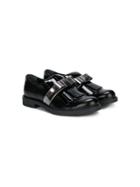 Florens Bow Fringed Loafers - Black
