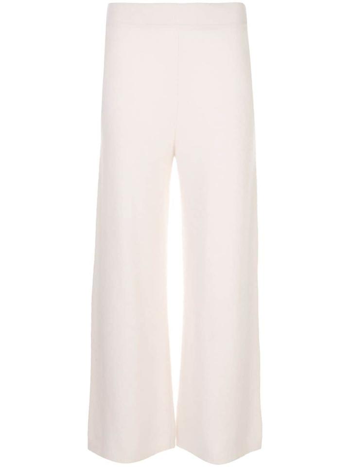 Opening Ceremony Wide-leg Flared Trousers - White