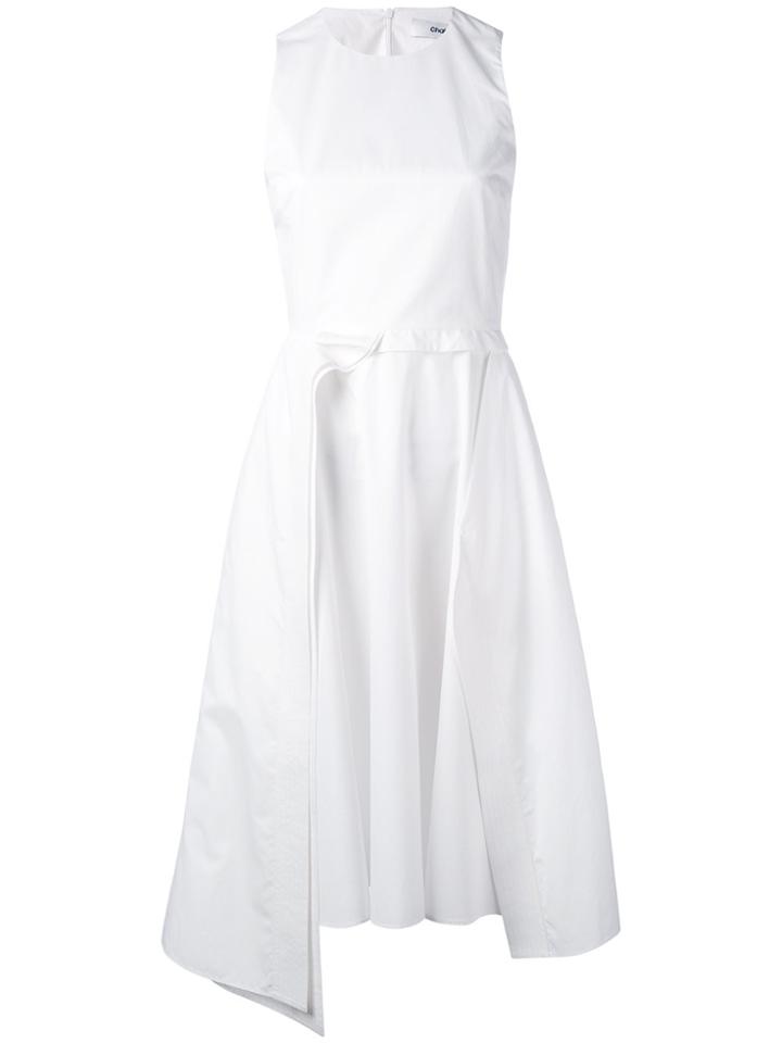 Chalayan Layered A-line Sleeveless Dress - White