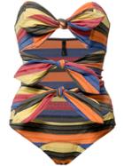 Lisa Marie Fernandez Tripple Poppy Maillot Swimsuit, Women's, Size: Ii, Nylon/spandex/elastane