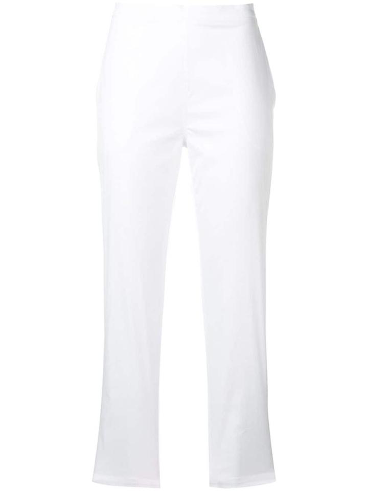 Twin-set Slim Fit Trousers - White