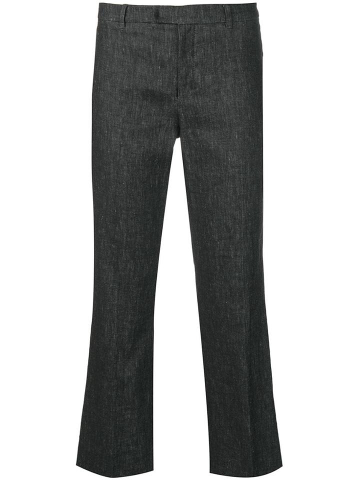 's Max Mara Flared Cropped Trousers - Black
