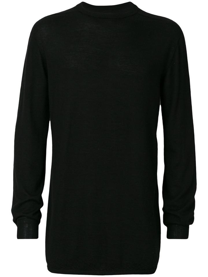 Rick Owens Fine Knit Jumper - Black