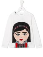 Dolce & Gabbana Kids 'dg Family' Top, Girl's, Size: 10 Yrs, White