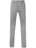 Slim-fit Trousers - Men - Cotton/spandex/elastane - 31, Grey, Cotton/spandex/elastane, Jacob Cohen