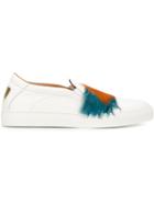 Henderson Baracco Feather Applique Slippers
