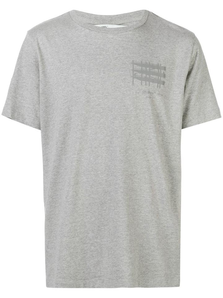 Off-white Signature Graphic Print T-shirt - Grey