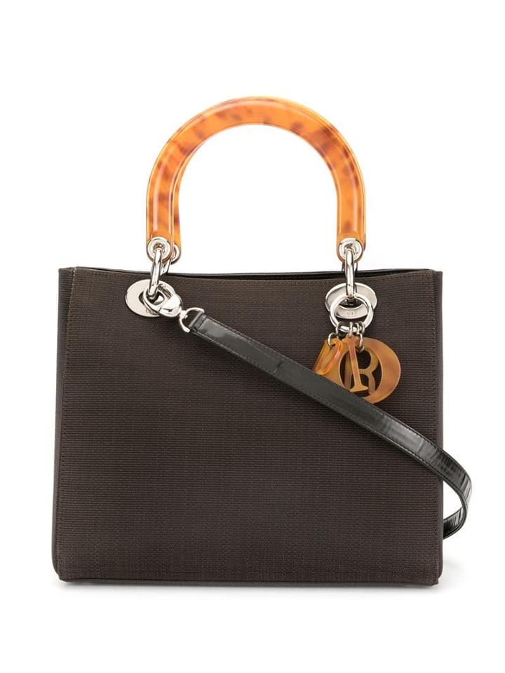 Christian Dior Pre-owned Tortoiseshell Lady Dior Bag - Brown
