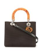 Christian Dior Pre-owned Tortoiseshell Lady Dior Bag - Brown