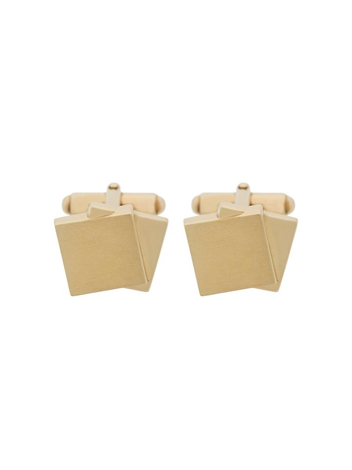 Lanvin Stacked Square Cufflinks - Metallic