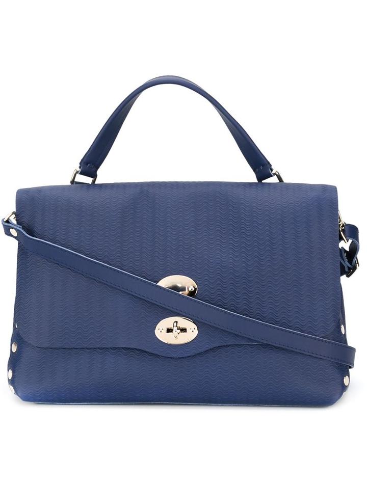 Zanellato - Medium 'postina' Satchel - Women - Leather - One Size, Women's, Blue, Leather