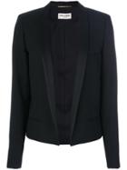 Saint Laurent Open Front Blazer - Black