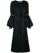 Silvia Tcherassi Long Wrap Dress - Black