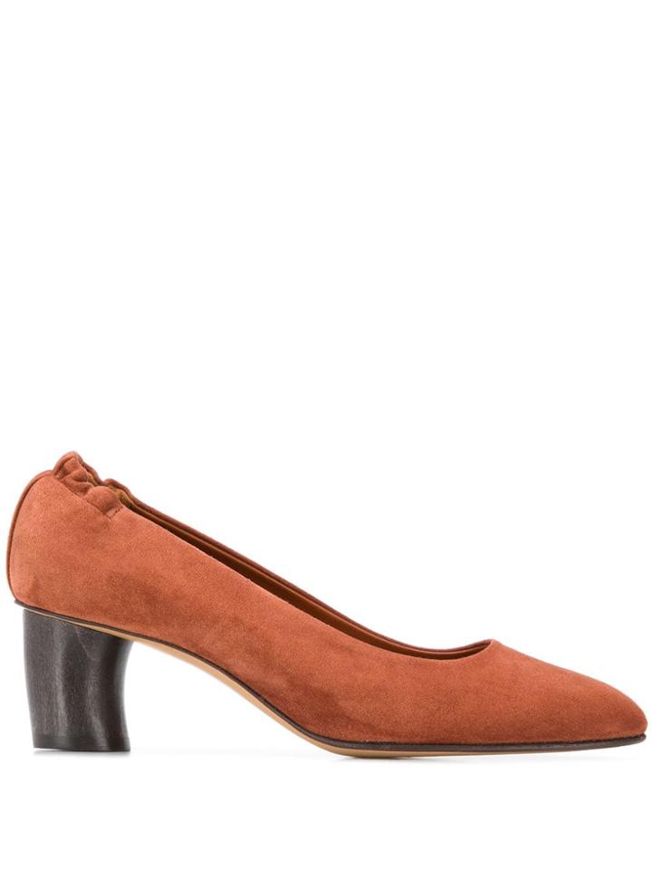 Michel Vivien Suede Pump - Brown