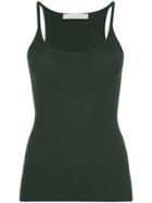 Dion Lee Fitted Fine Knit Rib Tank - Green