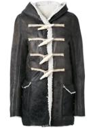 Rick Owens Toogle Hooded Jacket - Black
