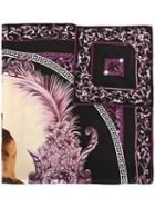 Versace Collection 'leo' Print Scarf