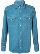Vivienne Westwood Anglomania - Classic Lars Shirt - Men - Cotton - M, Blue, Cotton