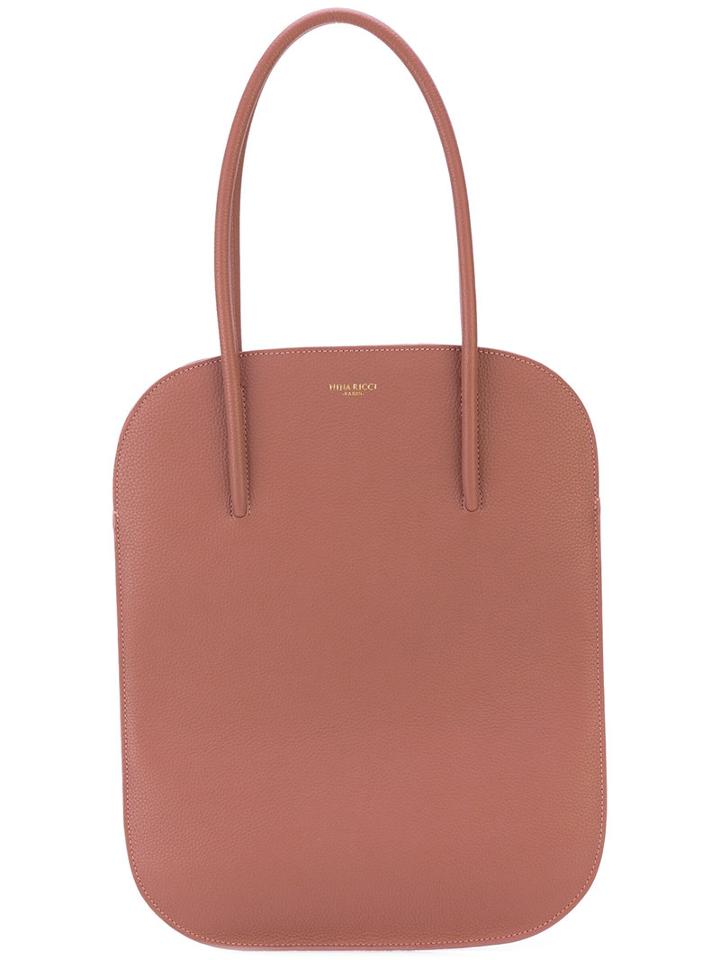 Nina Ricci - Flat Tote Bag - Women - Calf Leather - One Size, Pink/purple, Calf Leather