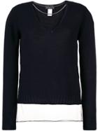 Fabiana Filippi Sheer Knitted Sweater - Blue