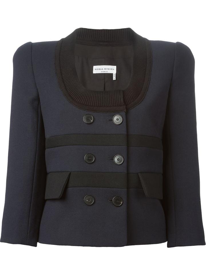 Sonia Rykiel Contrasting Stripe Crepe Jacket