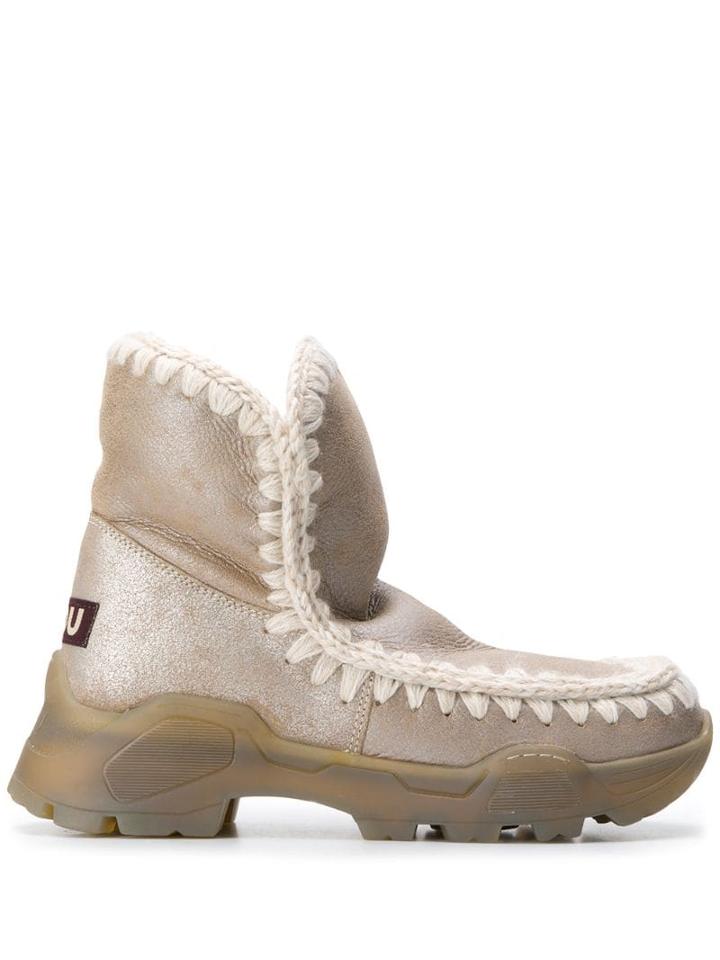 Mou Eskimo 18 Ankle Boots - Neutrals