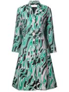 Marques'almeida Printed Oversized Coat - Green