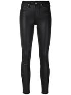 Calvin Klein Jeans Coated Skinny Trousers - Black