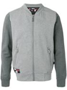 Plein Sport - Bomber Jacket - Men - Cotton/polyester/spandex/elastane - Xl, Grey, Cotton/polyester/spandex/elastane