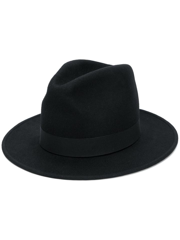 Dsquared2 Wide Brimmed Fedora - Black