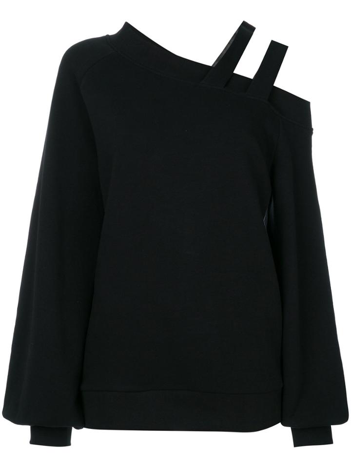 Ioana Ciolacu Asymmetric Knit Jumper - Black