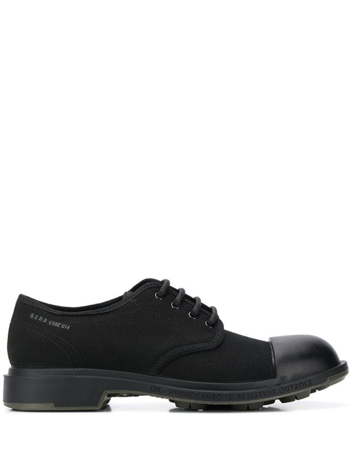 Pezzol 1951 Canvas Oxford Shoes - Black