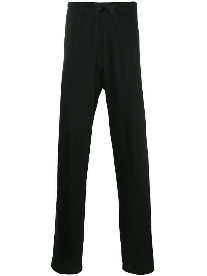 The White Briefs Loose-fit Track Pants - Black