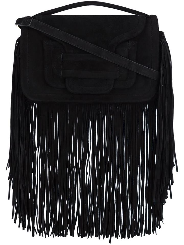 Pierre Hardy - 'alpha' Crossbody Bag - Women - Suede - One Size, Women's, Black, Suede