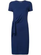 Michael Michael Kors V-neck Midi Dress - Blue
