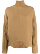 Golden Goose Kaede Roll-neck Jumper - Neutrals