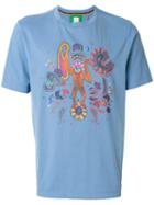 Paul Smith - Printed T-shirt - Men - Cotton - S, Blue, Cotton