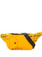 Off-white Industrial Belt Fanny Pack - Yellow