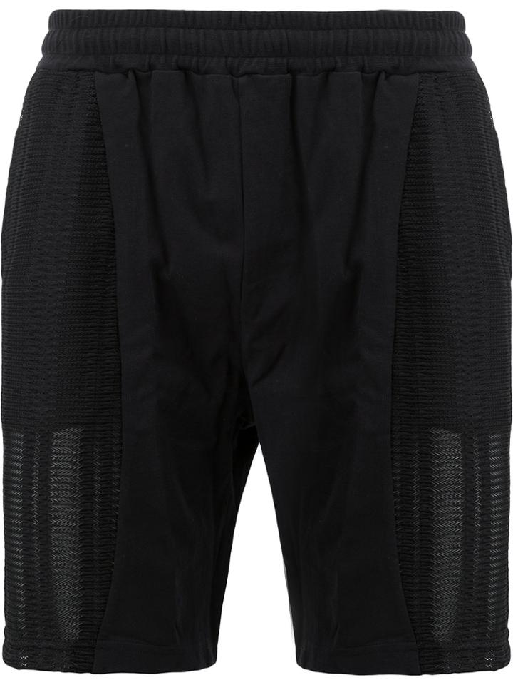 Cottweiler Elasticated Waist Mesh Shorts - Black