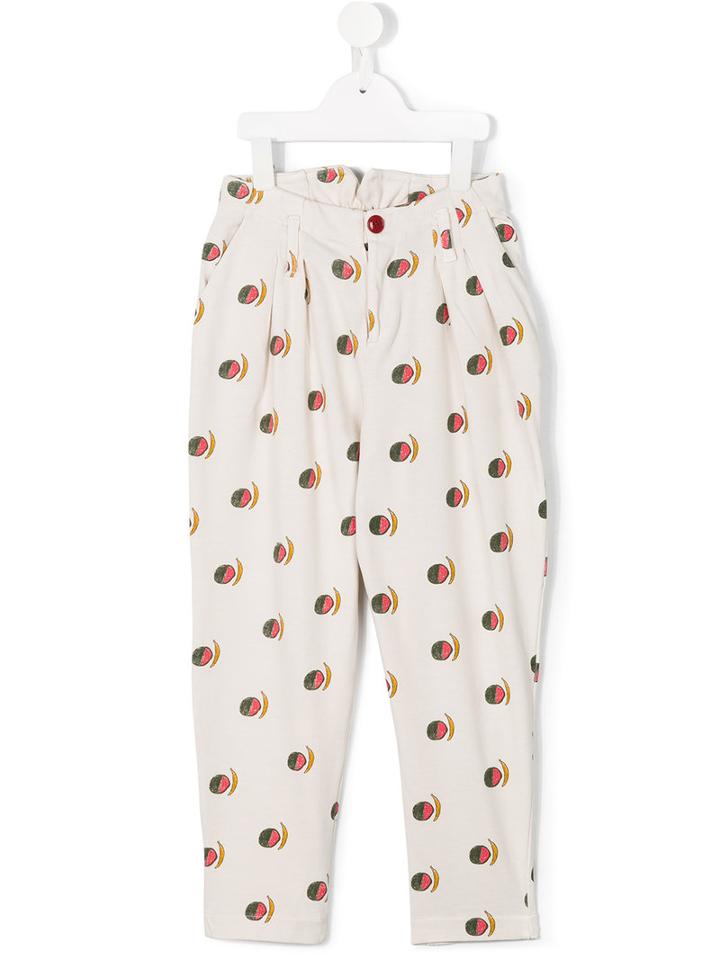 The Animal Observatory Moon Print Trousers, Boy's, Size: 8 Yrs, Nude/neutrals