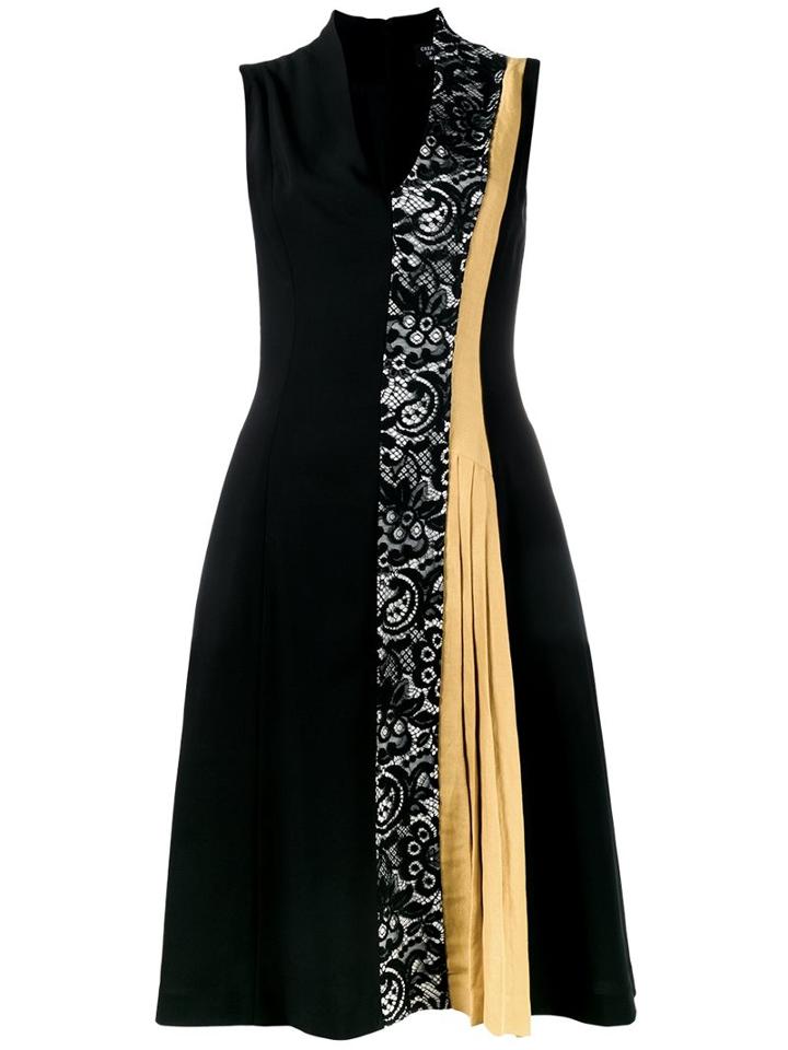 Creatures Of The Wind Lace Insert Flared Dress