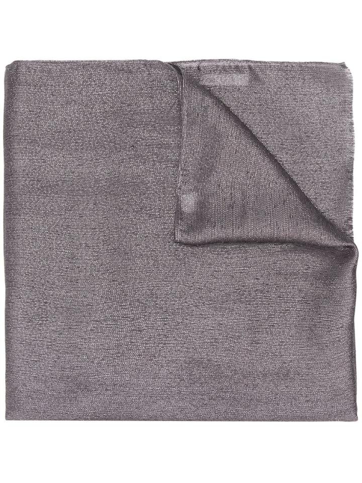 Fabiana Filippi Square Shape Scarf - Silver