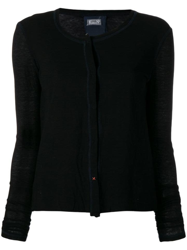 Kristensen Du Nord Classic Cardigan - Blue