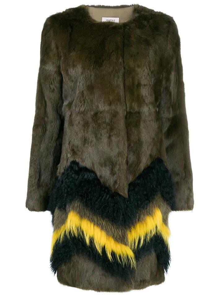 Yves Salomon Mid-length Coat - Green