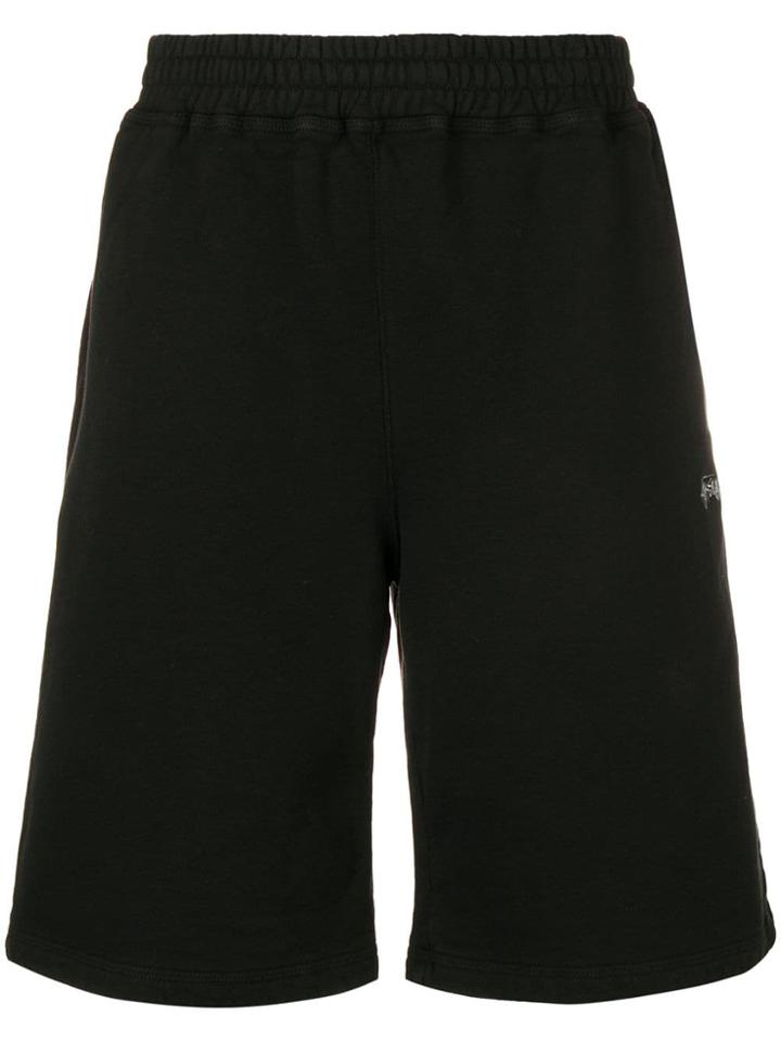 Stussy Embroidered Logo Shorts - Black