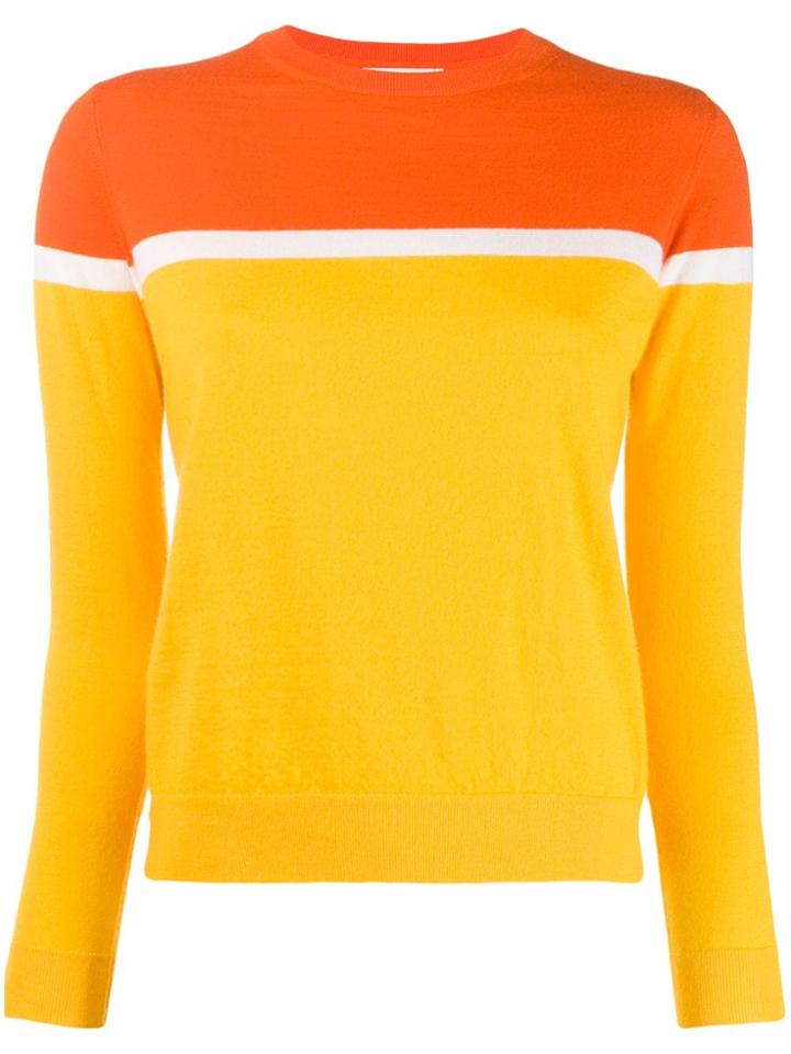 Chinti & Parker Two Tone Sweater - Yellow