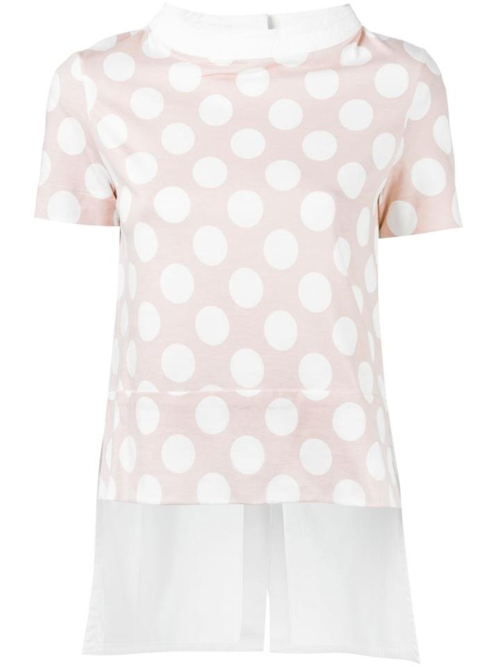 Marni Polka Dot Poplin Top, Women's, Size: 38, Pink/purple, Cotton