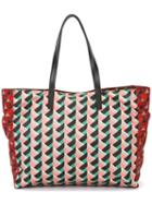 Red Valentino Geometric Pattern Tote, Women's, Polyester