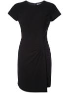 Halston Heritage Gathered Detail Dress - Blue