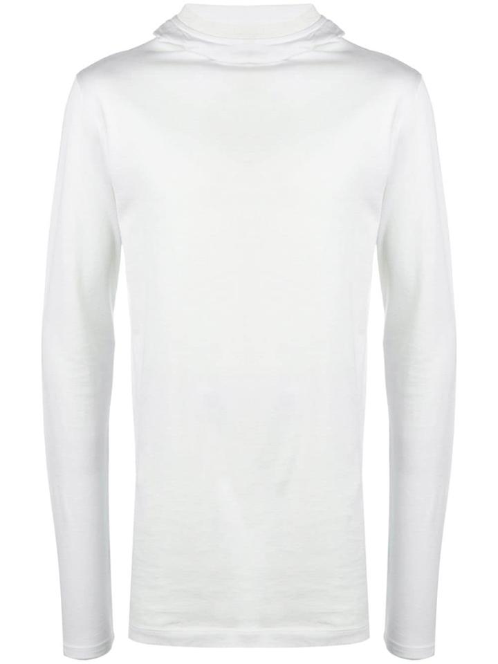 Unravel Project Hooded Stretch Top - Grey